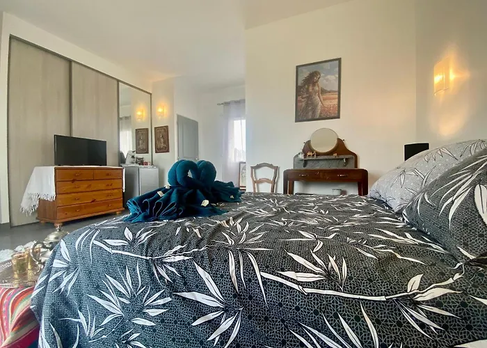 Проживание в семье Guest-house De L'amandier - Vue Cite Medievale *